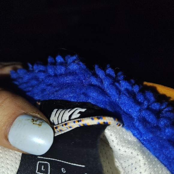 Nike Heritage Deep Pile Hoodie Oatmeal 1/2 Zip Pullover Large - Picture 3 of 3